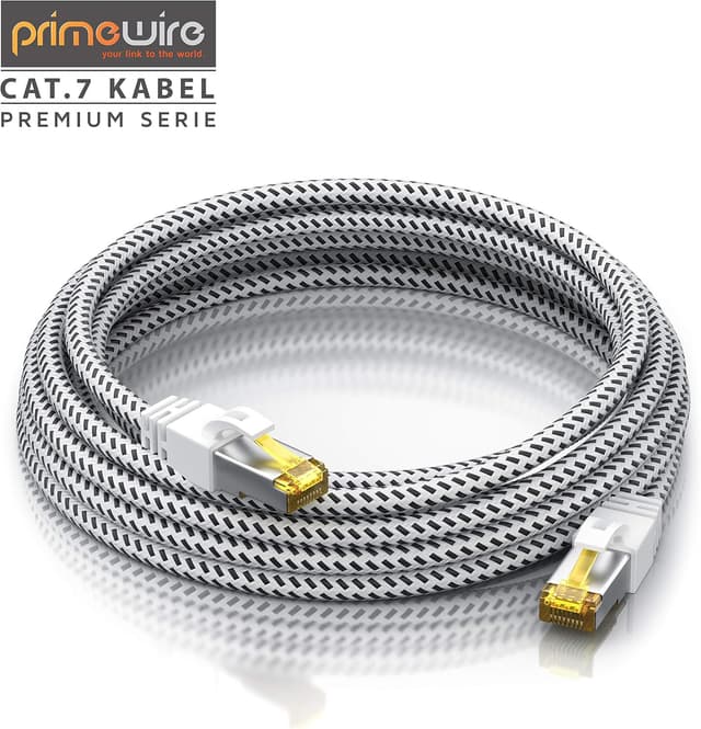 Thumbnail 4 de CSL 7,5m CAT 7 Netzwerkkabel Baumwollmantel