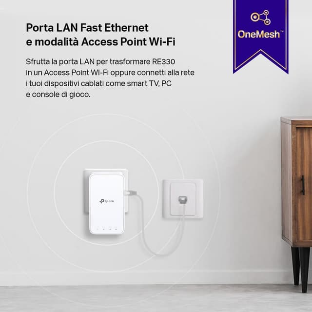 Thumbnail 5 de TP-Link RE330 Ripetitore WiFi AC1200 fino a 120 m²