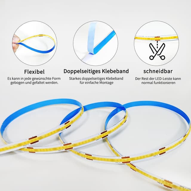 Thumbnail 5 de Yeewhale COB LED Streifen 10 m