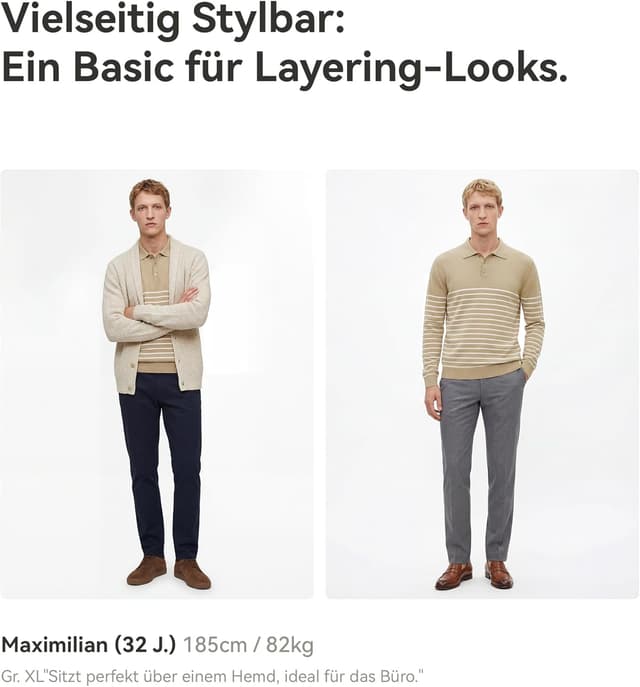 Detalle 2 de GLESTORE Poloshirt Langarm 78% Viskose