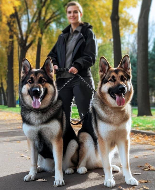 Detalle de oneisall Hundeleine 3 m für große Hunde