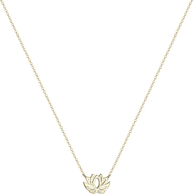 Detalle 2 de Halskette Lotusblume 925 Sterling Silber 45 cm