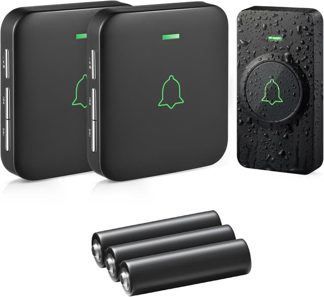 Detalle de AVANTEK Kabellose TĂŒrklingel 300 m Reichweite đ