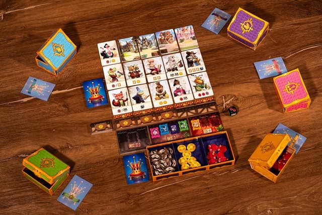 Detalle de Asmodee Per la Corona – Gioco da tavolo strategico di bluff (versione italiana)