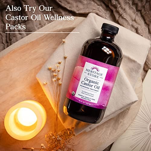 Thumbnail 4 de HERITAGE STORE Organic Castor Oil 16 oz