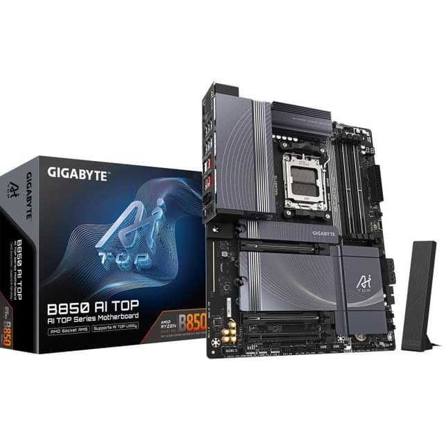 Detalle de Gigabyte B850 AI TOP placa base