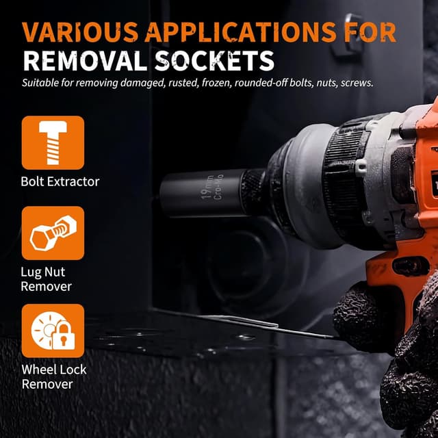 Detalle de GIREORAN Wheel Lock Removal Kit 10-Piece