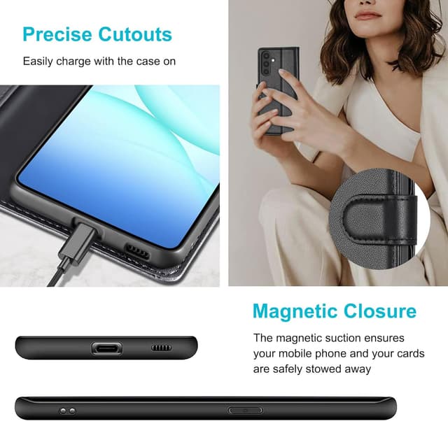 Thumbnail 4 de Kuafcase Samsung A17 Wallet Case 4 Card Slots