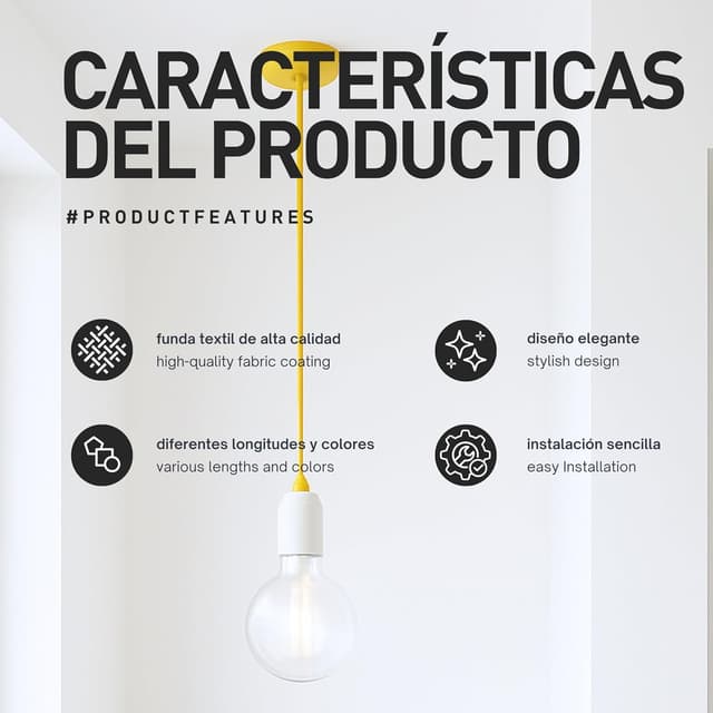 Thumbnail 4 de smartect Cable Textil Marrón 2 m 3x0,75 mm²