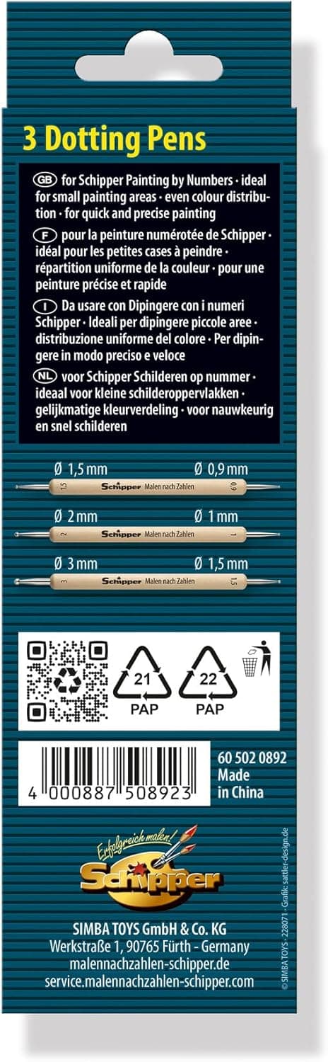 Thumbnail 1 de Schipper 605020892 Pintura por números con 3 rotuladores 🎨