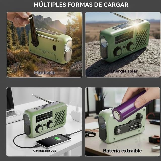 Thumbnail 1 de Fuhuihe Radio de Emergencia 2000mAh