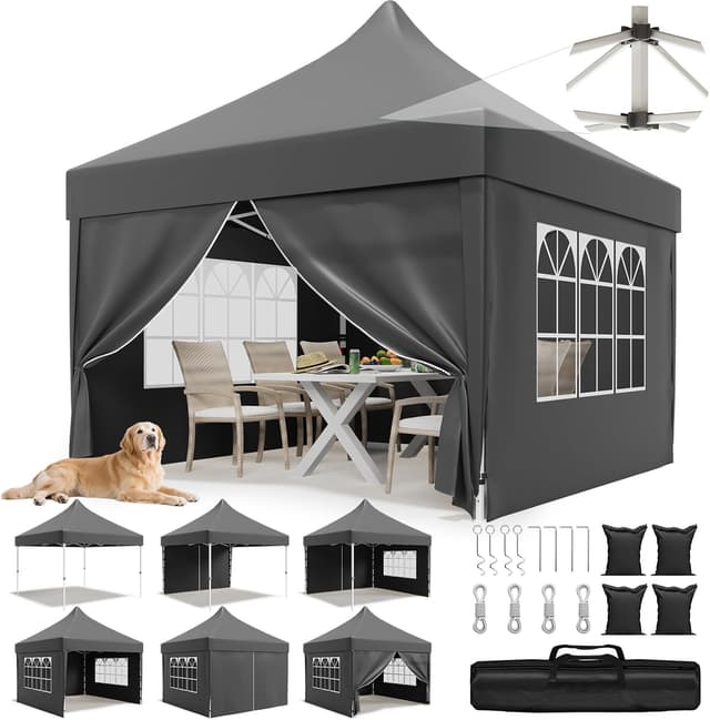 Imagen de JUMMICO Pavillon 3x3m Toit Pointu en OfertitasTOP