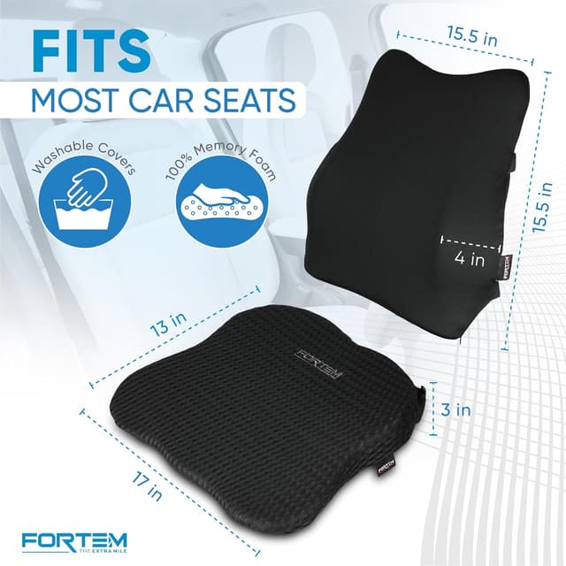 Detalle 2 de FORTEM Car Seat Cushion and Back Support