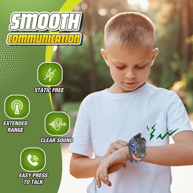 Thumbnail 2 de Hapikids Walkie Talkies Dinosaur design for ages 3–7
