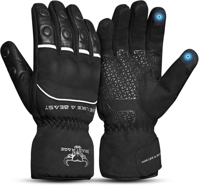 Imagen de BEAST RAGE Gants moto chaleur impermeables en OfertitasTOP
