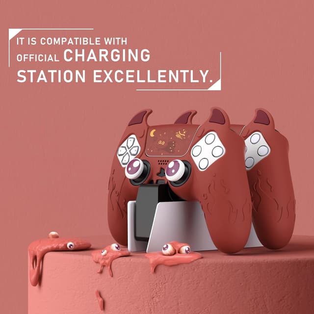 Detalle 2 de playvital PS5 demon controller silicone case