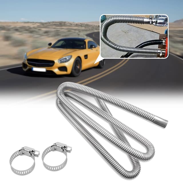 Thumbnail 6 de Abgasschlauch für Stromerzeuger 200 CM, JatilEr Abgasschlauch Standheizung Auspuff Edelstahl Auspuff Schalldämpfer, Auto Edelstahl Auspuffrohr mit Zwei Edelstahlklammern für Diesel Heizung
Abgasschlauch für Stromerzeuger 200 CM, Ja…