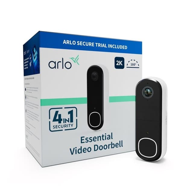 Detalle de Arlo Essential 2K videoportero 180°