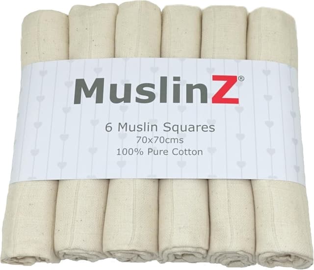 Thumbnail 6 de MuslinZ Muslin Squares 6 pack 70 cm