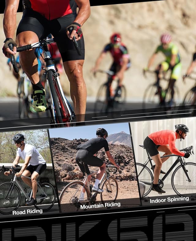 Detalle de Niksa men’s 3D gel padded cycling shorts with phone pockets and anti-slip leg grippers