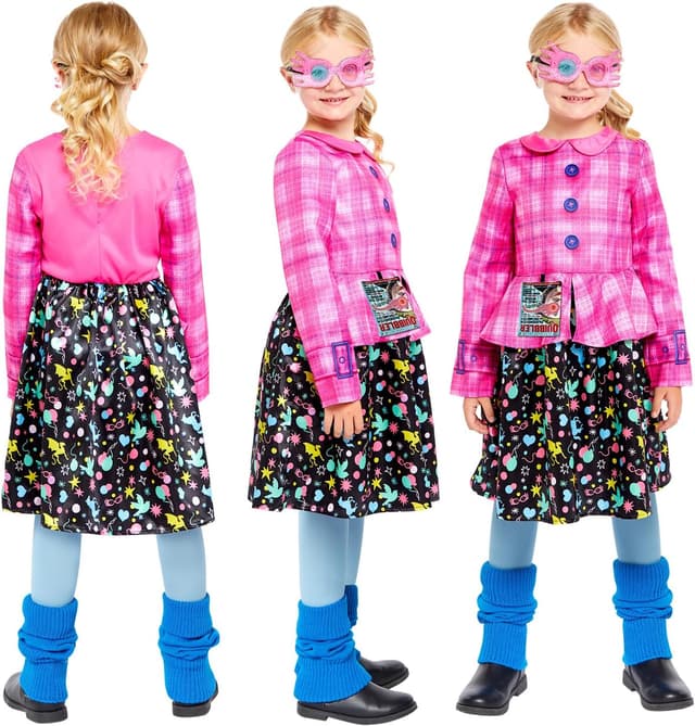 Detalle de amscan Girls Offiziell lizenziertes Harry-Potter Luna-Lovegood-Kinderkostüm