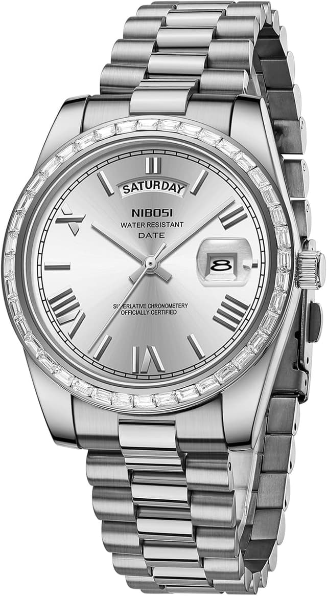 Detalle de NIBOSI Men Watch 39 mm Quartz