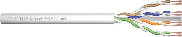 Detalle de Assmann DIGITUS Professional Bulkkabel 305 m UTP CAT 6, halogenfrei – Graues Netzwerkkabel