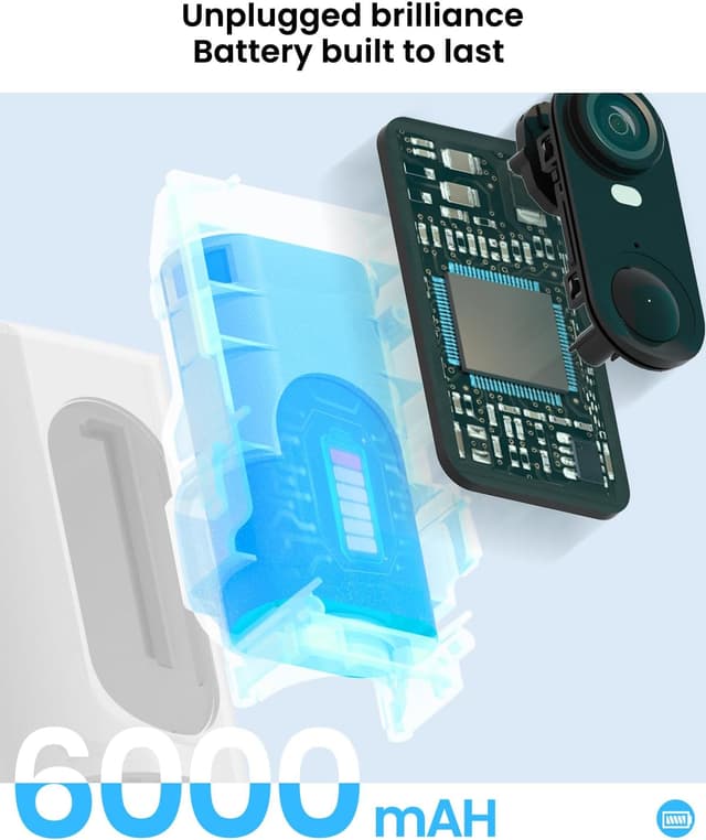 Detalle de ANRAN 4G LTE Outdoor Surveillance Camera (with SIM card, 32GB SD) – 2K solar/battery, PIR, IP66