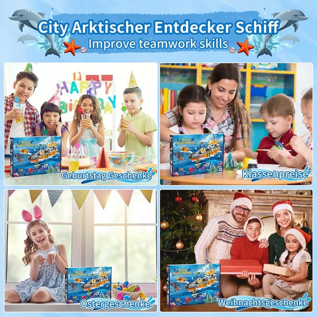 Thumbnail 5 de kiothdre City Forschungsschiff 511 Teile 🚢