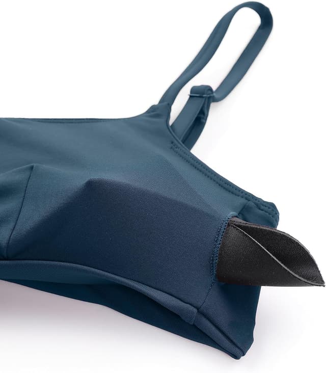 Detalle 2 de Haut de bikini CRZ YOGA à bretelles spaghetti réglables et coussinets amovibles