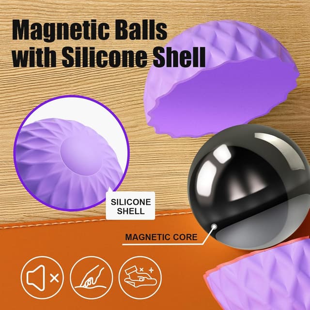Detalle 2 de Silicone Magnetic Balls 6-Pack 🎲