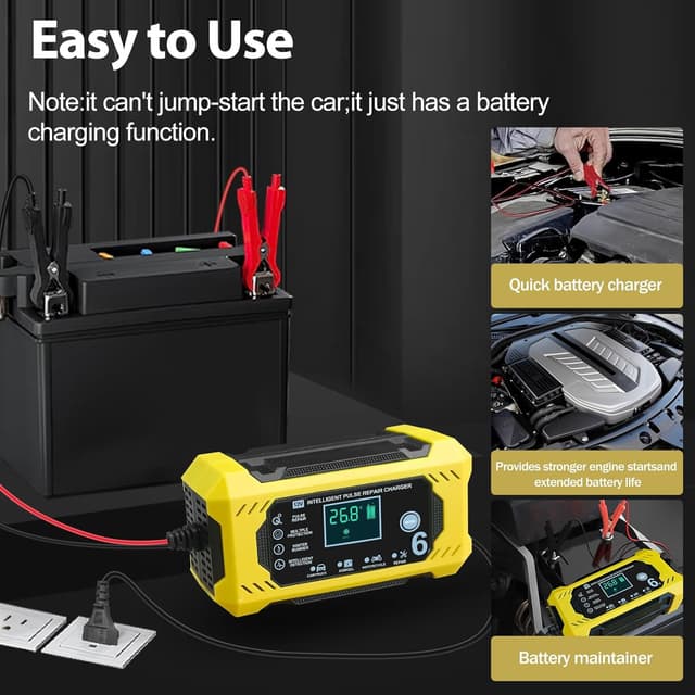 Thumbnail 2 de Chargeur 12V 6A pour batterie auto