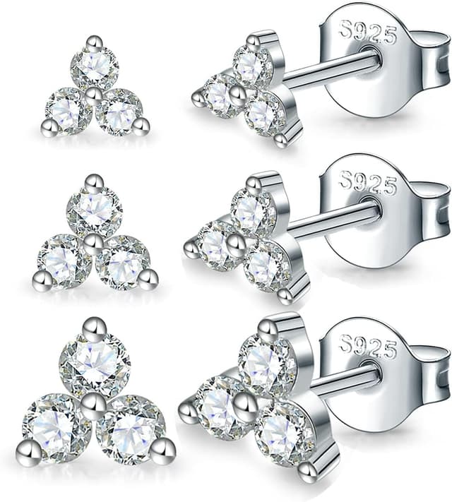 Detalle de MASOP Ohrstecker Set 925, 3 mm