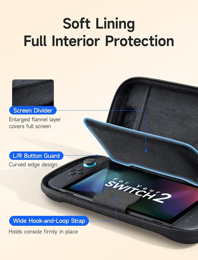 Thumbnail 2 de JSAUX Slim Carrying Case for Nintendo Switch 2 12-Slot