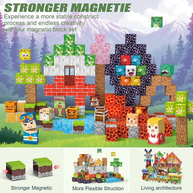Thumbnail 6 de Crifeton Construction magnétique 220 pièces 🧩