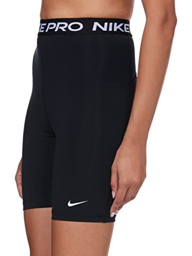 Detalle de Nike W NP 365 Short 5in mujer Black/White (S) – pantalón corto transpirable para diario y entreno