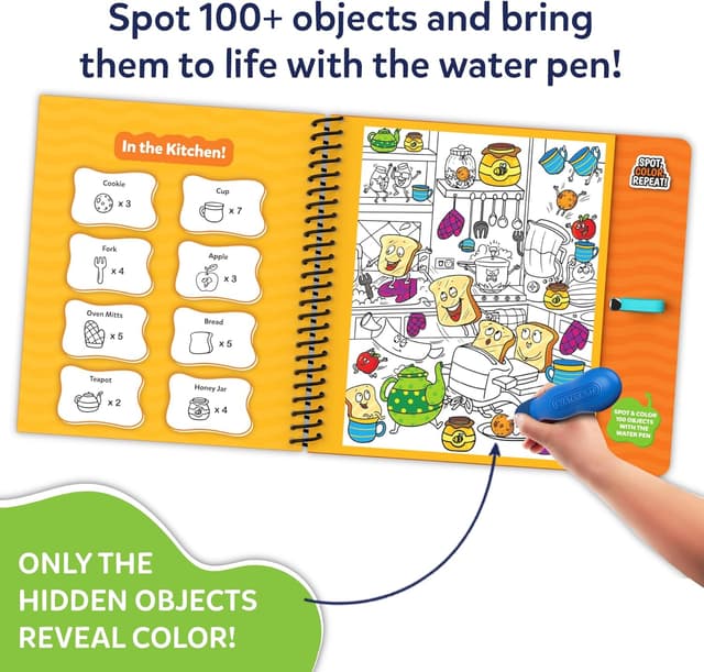 Thumbnail 4 de Skillmatics Water Spotter Reusable Search & Find Book