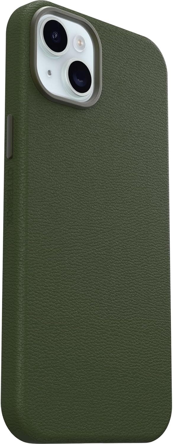 Detalle 2 de Otterbox Funda Symmetry Cactus Leather MagSafe para iPhone 15 Plus 🌵