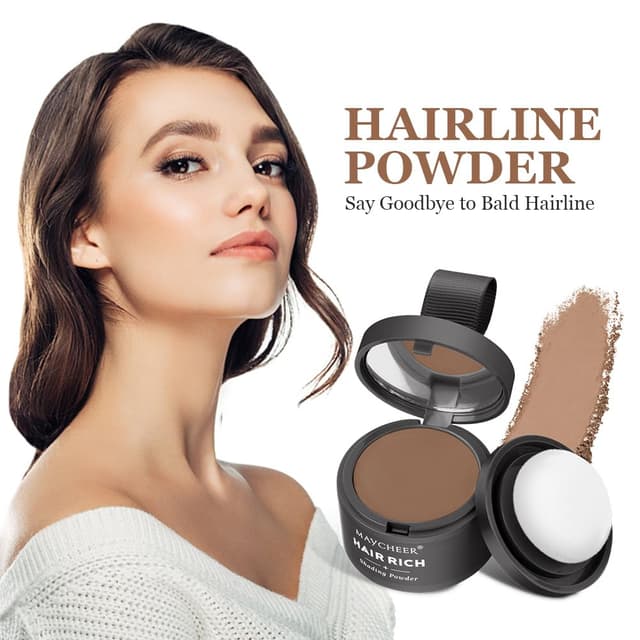 Thumbnail 6 de LOPHE Ansatzpuder für Männer & Frauen (10# rötlich braun) – Haarverdichtungs-Ansatzconcealer zum Auffüllen dünner Haare