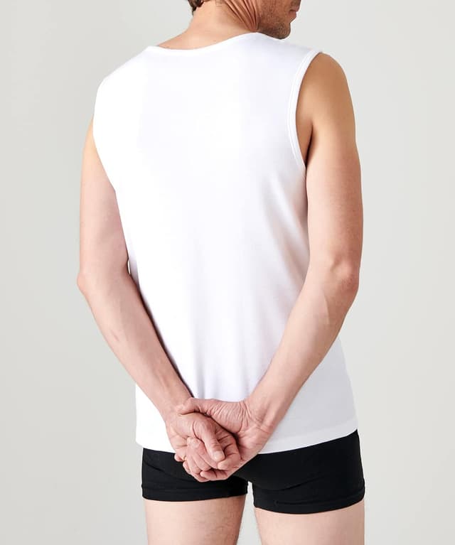 Detalle de Damart Débardeur Thermolactyl en maille interlock homme : chaleur agréable en hiver