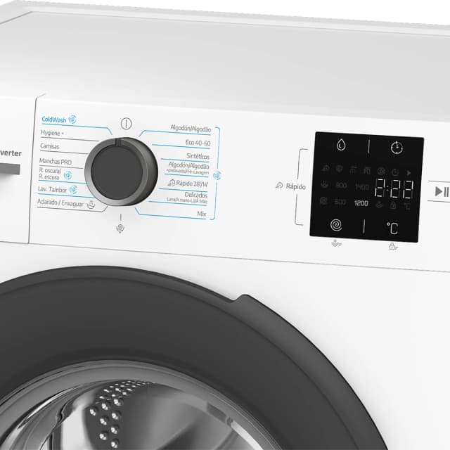 Detalle 2 de Beko VBM3WFT39413WA reacondicionada (grado C) con 9 kg y 1.400 rpm