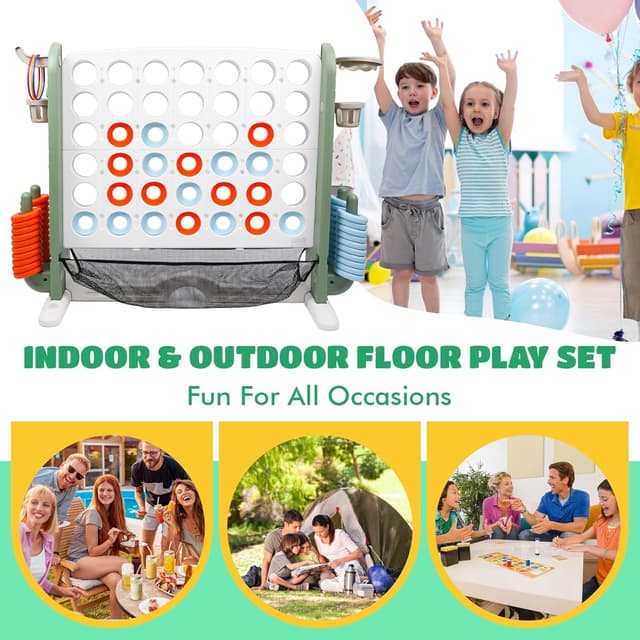 Detalle de Giant Connect 4 Family Game Set 4-in-a-row