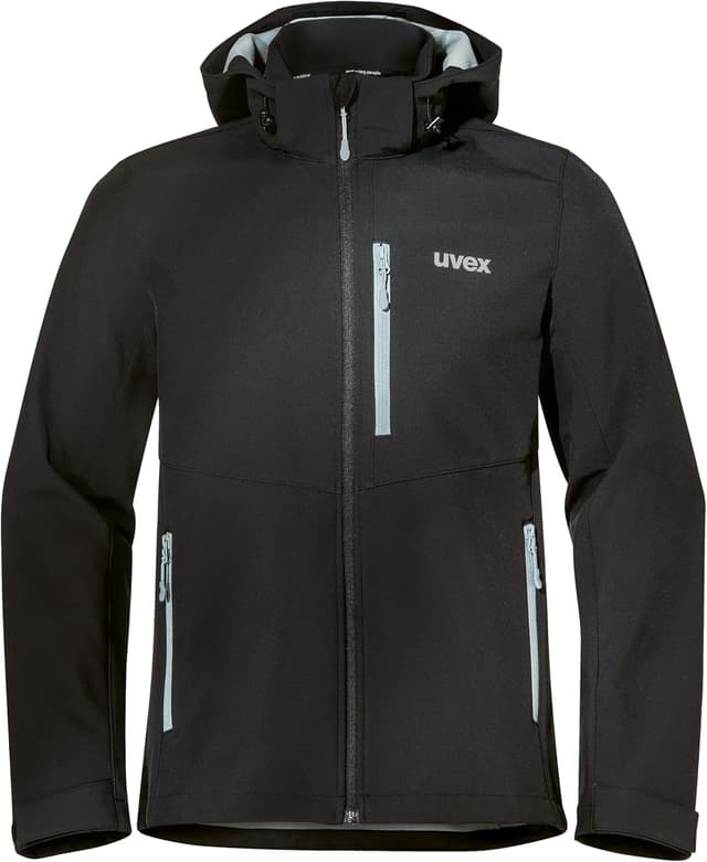 Detalle de Uvex tune-up Herren Softshelljacke – wasserabweisend & winddicht für Freizeit und Arbeit