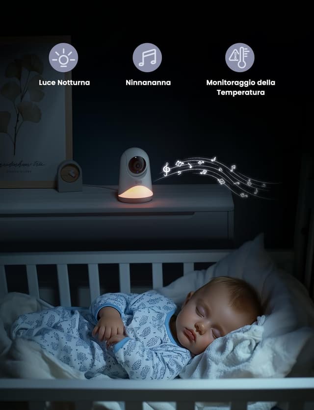 Thumbnail 6 de GHB Baby Monitor Video e Audio 5" 720HD