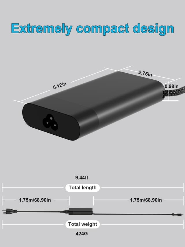 Detalle 2 de Chargeur USB C 90 W pour HP Spectre x360