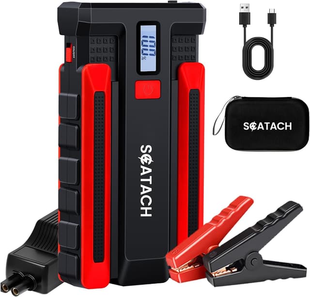 Detalle de Jump Starter with Air Compressor 6000A