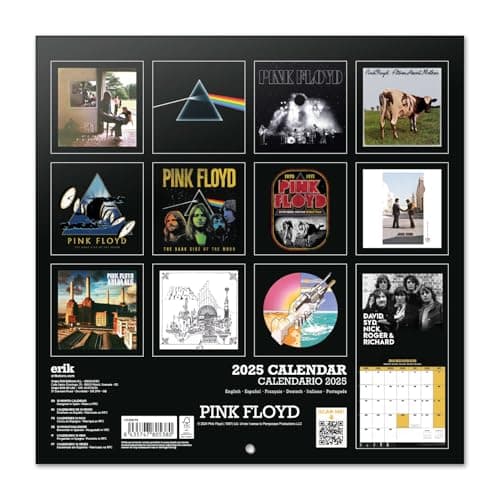 Thumbnail 1 de Calendario 2025 Pared Pink Floyd 📅 - Planificador Mensual Decorativo