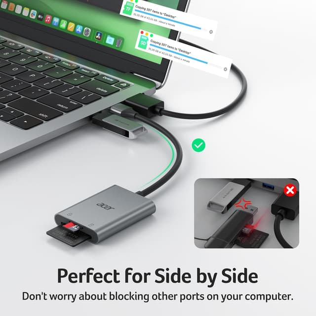 Thumbnail 2 de Acer SD Card Reader USB 3.0 2TB