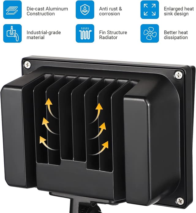 Thumbnail 3 de DEWENWILS 34W LED Flood Light Outdoor 3200LM
