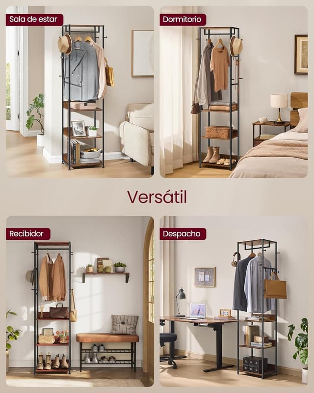 Thumbnail 5 de VASAGLE Perchero con Barra RCR061BD04